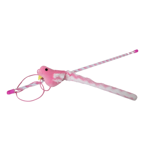 Varinha de Brincar com Gatos Modelo Passarinho com Barulho