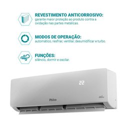 Ar Condicionado Split 9000btus Philco Hi Wall Inverter Pac9fb Frio 220v - 9