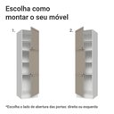Ver imagem 4 de Paneleiro 60 cm 3 Portas Branco-Crema Vik Madesa Branco-Crema