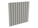 Ver imagem 5 de Painel Ripado de Poliestireno Cinza Glacial 10,5cm Santa Luzia:cinza Glacial