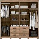 Ver imagem 3 de Guarda-Roupa Roupeiro Santos Liverpool 8 Portas 6 Gavetas - 150255P