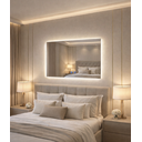 Ver imagem 5 de Espelho Led para Banheiro Touch 3 Cores de Luz com Desembaçador e Display Digital 80x60 Cm Bivolt: