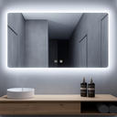 Ver mais imagens de Espelho Led para Banheiro Touch 3 Cores de Luz com Desembaçador e Display Digital 80x60 Cm Bivolt:
