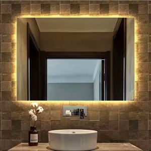 Espelho Led Banheiro Dual Touch C/ Desembaçador 80x60 Cm