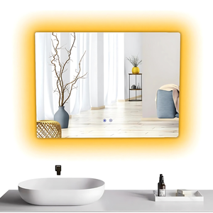 Espelho Led Banheiro Dual Touch C/ Desembaçador 80x60 Cm