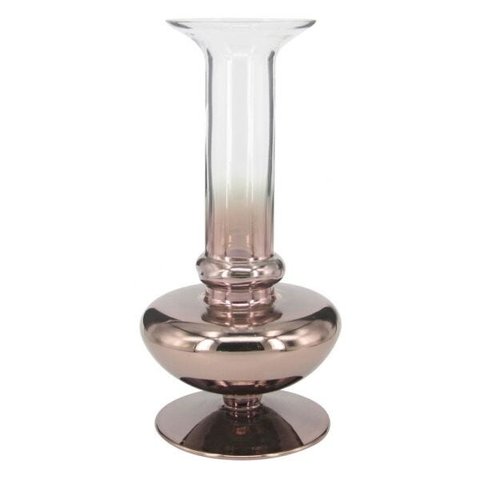 VASO DE VIDRO DEGRADE COBRE 14,5CM X 30CM
