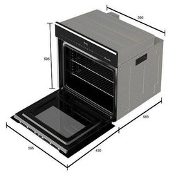 Forno Elétrico Digital de Embutir Mueller Espelhado 68 Litros MFE0268G1 - 9