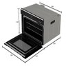 Forno Elétrico Digital de Embutir Mueller Espelhado 68 Litros MFE0268G1 - 9