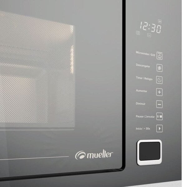 Forno Micro-ondas de Embutir Mueller 25L Espelhado - 2