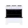 Fogão Mônaco Plus 5 Bocas Atlas - Mega Chama  - Mesa Inox - Acendimento Automático - Bivolt - Branco - 4