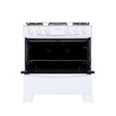 Ver imagem 4 de Fogão Mônaco Plus 5 Bocas Atlas - Mega Chama - Mesa Inox - Acendimento Automático - Bivolt - Branco