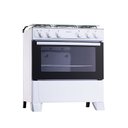 Ver imagem 3 de Fogão Mônaco Plus 5 Bocas Atlas - Mega Chama - Mesa Inox - Acendimento Automático - Bivolt - Branco