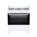 Ver imagem 1 de Fogão Mônaco Plus 5 Bocas Atlas - Mega Chama - Mesa Inox - Acendimento Automático - Bivolt - Branco