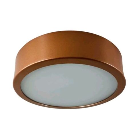 Plafon D200 Aluminio Teto e27 1 Luz Lumini Lab - Verniz Cobre