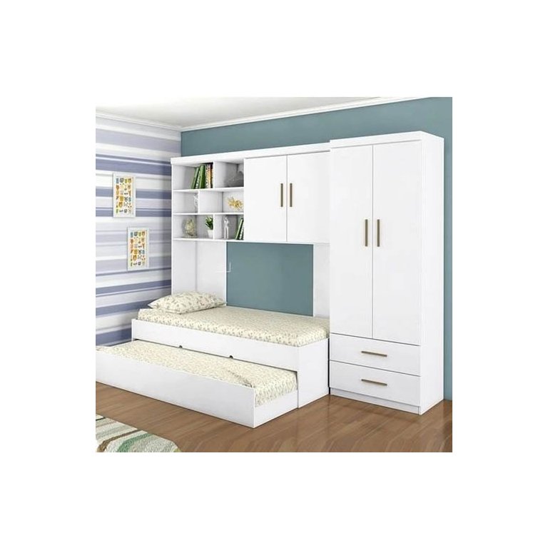 Jogo de Quarto Infantil Completo Chiara Branca Phoenix Baby