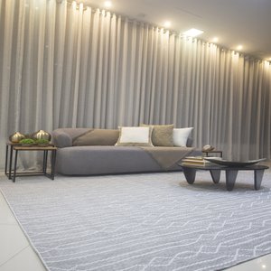 Tapete Sala Quarto 3,00x2,50m Sisal Pemogo 2511013 Mayel