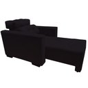 Ver imagem 2 de Sofá Poltrona 1 lugar Retrátil e Reclinável Veneza Preto - Moveis Aguias