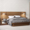 Ver imagem 1 de Quarto de Casal com Cabeceira e 2 Mesas de Apoio