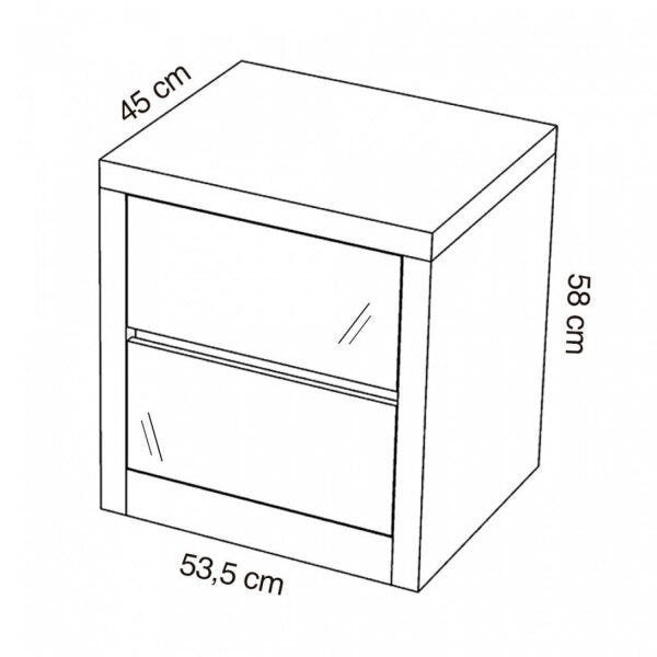 Quarto de Casal com Cabeceira e 2 Mesas de Apoio - 5