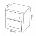 Ver imagem 5 de Quarto de Casal com Cabeceira e 2 Mesas de Apoio