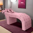 Ver imagem 1 de Maca Lash Designer Cilios Luxo Estofada com Massagem Veludo Rosa Claro