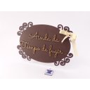Ver imagem 2 de Kit 3 placas de Casamento Pintada Personalizada Relevo Make Laser Placa Relevo Marron