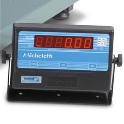 Balança Eletrônica Micheletti Mic300 300kg/100g 50x60cm Mic3 Light Plataforma Aço Carbono S/ - 2