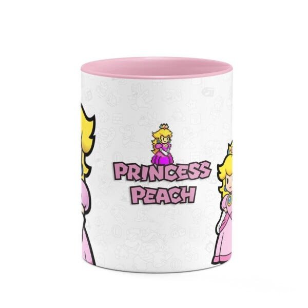 Caneca Mario - Princesa Peach B-pink - 2