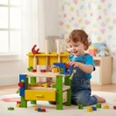 Ver imagem 2 de Bancada de Ferramentas Infantil em Madeira Carimbras
