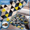 Tapete Geometrico Blue Triangule para Quarto 200x140 Casu - 2