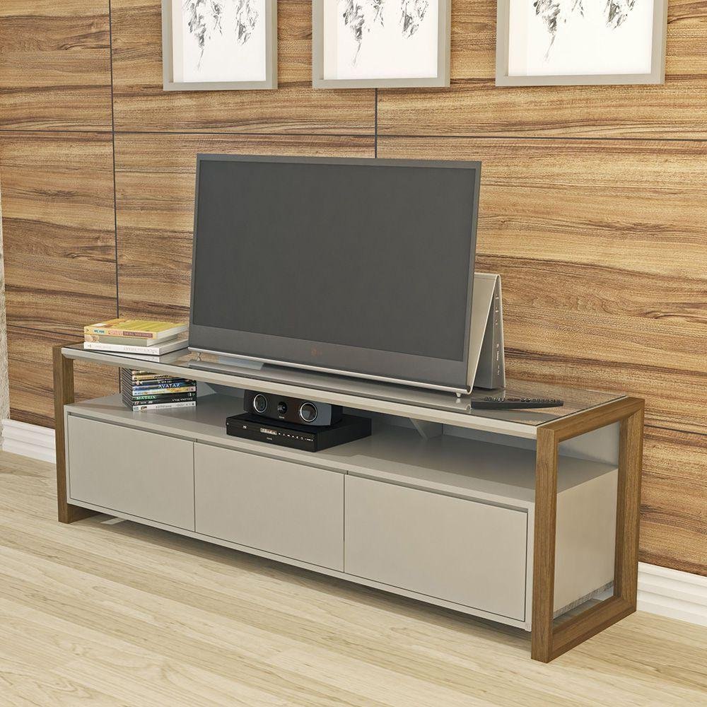 Rack Quadro Largura 180cm Laca Avelã | MadeiraMadeira