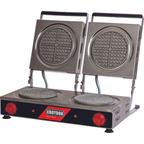 Wafleira Redonda Dupla Mwrd Croydon Máquina de Waffle Mwrd 220v