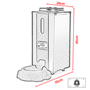 Ver imagem 4 de Comedouro/alimentador Inteligente para Câes e Gatos Kopek 7 Litros Cinza 220v