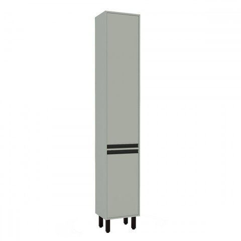 Paneleiro 36,8 Cm Koya 2 Portas 2 Prateleiras Verde Oliva - Politorno