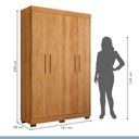 Ver imagem 2 de Quarto de Bebê Completo Guarda-Roupa, Berço e Cômoda Lipe Tigus Baby