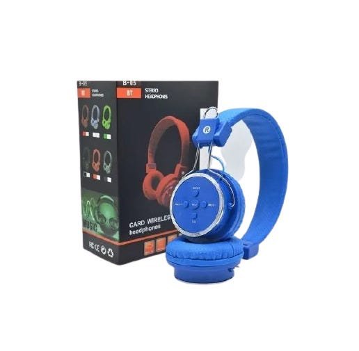 Fone de Ouvido Bluetooth B-05 - Azul