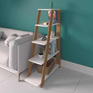 Estante Star Freijo com Branco Dicasa