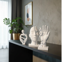 Ver imagem 4 de 3 Esculturas Decoração Enfeite P/ Casa Sala Quarto Escritorio