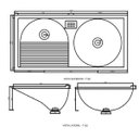 Ver imagem 2 de Tanque Duplo Marmofibra 102x50xm DVG Decoralita