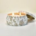 Ver imagem 4 de Vela Aromática em Lata Decorada Rosas