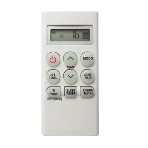 CONTROLE REMOTO para Ar-Condicionado SPLIT HI WALL LG SMILE 9008