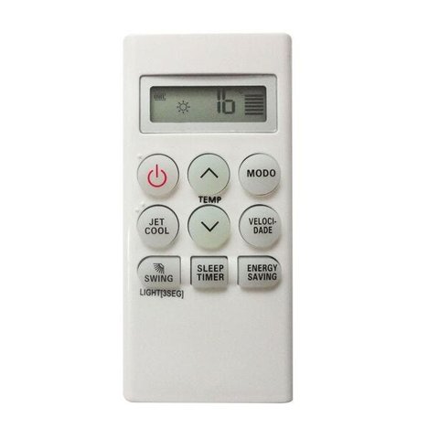 CONTROLE REMOTO para Ar-Condicionado SPLIT HI WALL LG SMILE 9008