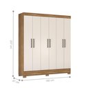 Ver imagem 2 de Jogo de Quarto de Casal Completo Vicente Amendola Off-white