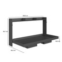 Ver imagem 6 de Cama de Solteiro Articulável Horizontal Grafite Hanover Mdp Dobrável Decoração Art In Móveis
