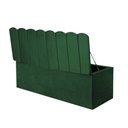 Ver imagem 3 de Calçadeira Baú Recamier Queen 160CM Alanis Suede Verde - D A DECOR