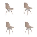 Ver imagem 4 de Cadeira Eiffel Dsw Madeira Eames Colorido/Nude
