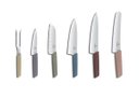 Ver imagem 2 de Cepo de madeira com 5 facas e garfo linha Swiss Modern Victorinox 6.7186.66