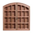 Ver imagem 1 de Janela Veneziana Abrir/Abrir Arco Padrão Curupixá 1,20 X 1,00 Batente 14cm Central Norte Madeiras Ja