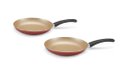 Ver imagem 1 de Frigideira Francesa Premium antiaderente 20cm + 24cm cereja Panelux Kit 2pçs