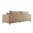 Ver imagem 3 de Sofá Matrix 02 Módulos de 100cm B25cm Meu Sofá Online A226 Linho Bege